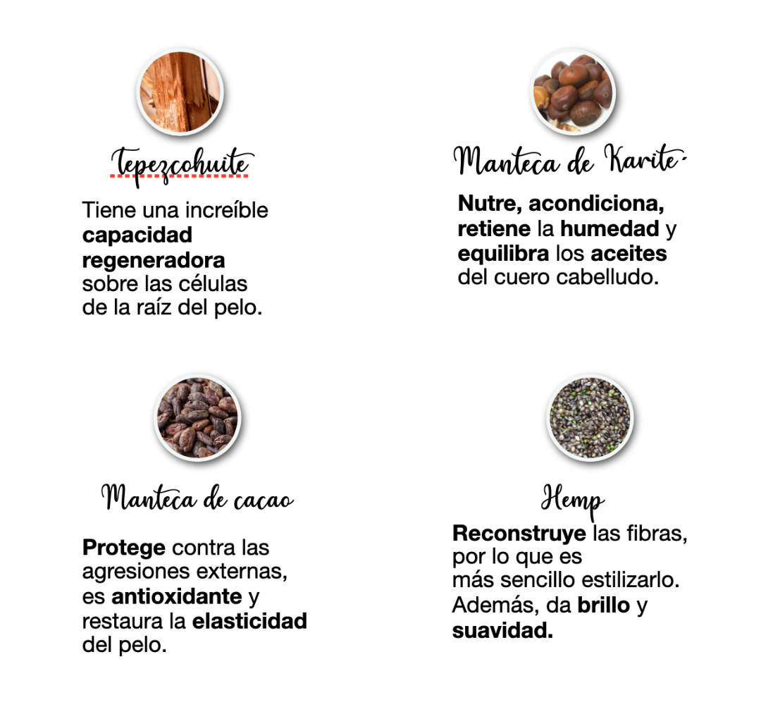 Acondicionador anticaída Farm to Body con tepezcohuite, manteca de karite, manteca de cacao y hemp