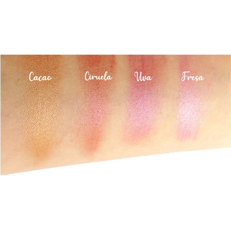 Highlighter multiusos natural, iluminador orgánico para rostro y cuerpo, con brillo saludable y sin tóxicos.