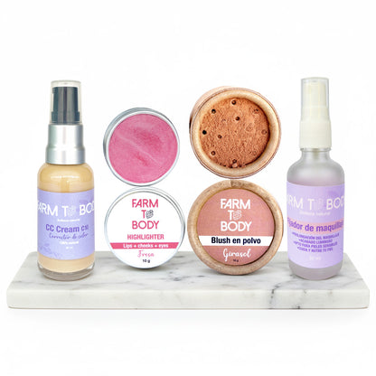 Set de maquillaje CON FIJADOR