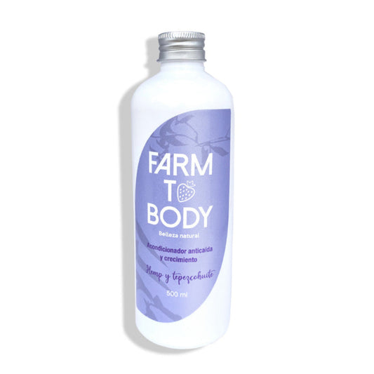 Acondicionador anticaída Farm to Body para fortalecer el cabello débil