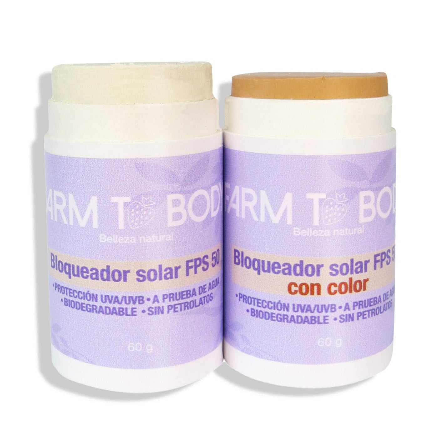 Bloqueador solar FPS 50 natural y orgánico, protección ecológica contra rayos UV sin químicos dañinos