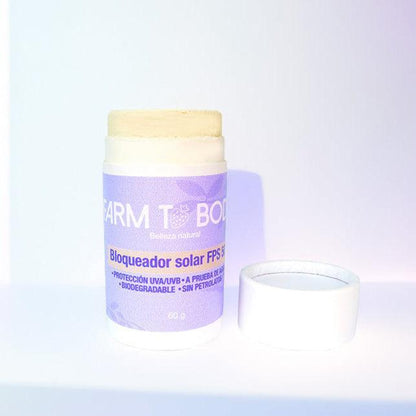 Bloqueador solar sostenible, con SPF 50, libre de tóxicos y hecho con ingredientes naturales para cuidar tu piel y planeta
