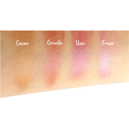 Highlighter multiusos natural, iluminador orgánico para rostro y cuerpo, con brillo saludable y sin tóxicos.