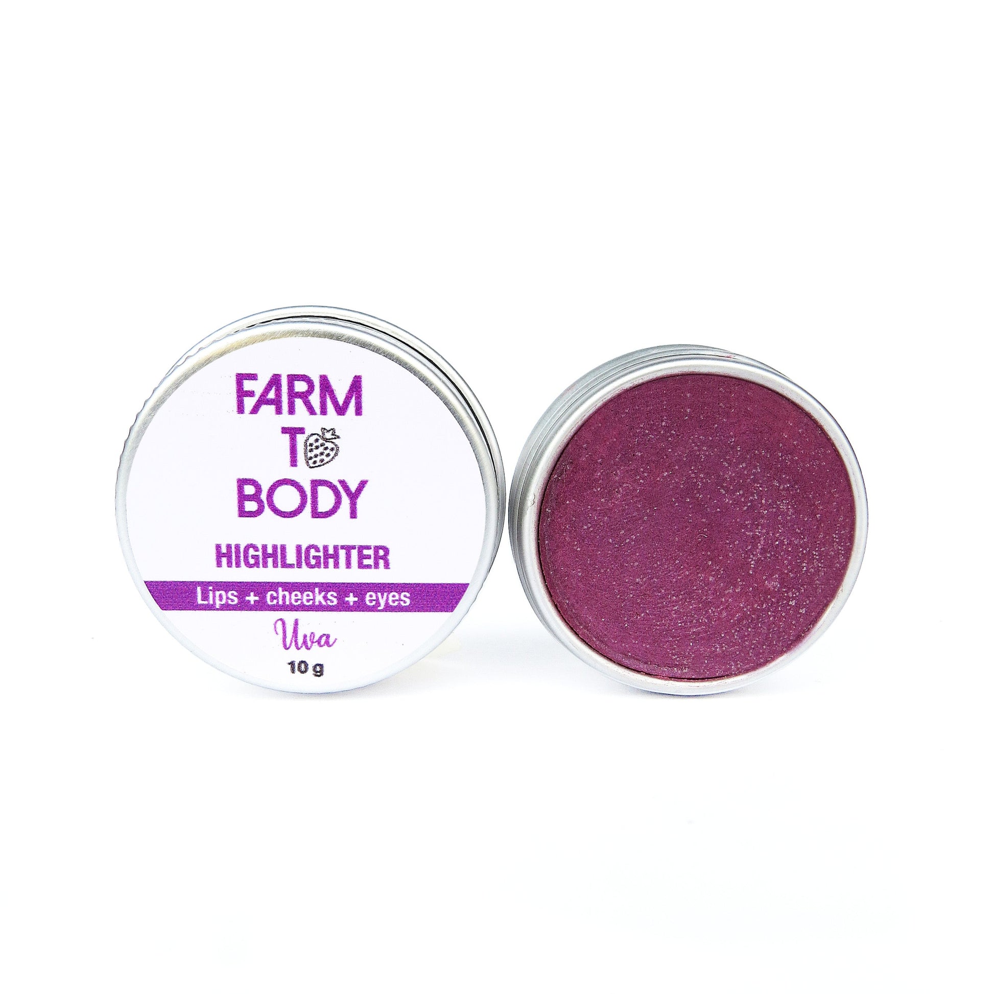 Brillo radiante y saludable con nuestro highlighter multiusos, ideal para un acabado brillante y sin tóxicos en rostro y cuerpo.