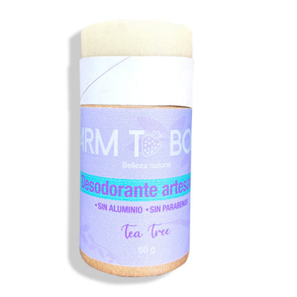 Ingredientes naturales del desodorante Farm to Body: manteca de karité y aceites esenciales
